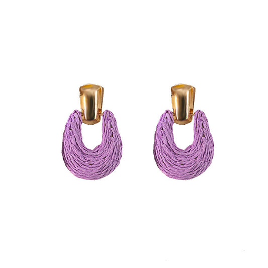 U Shape Drop Earring