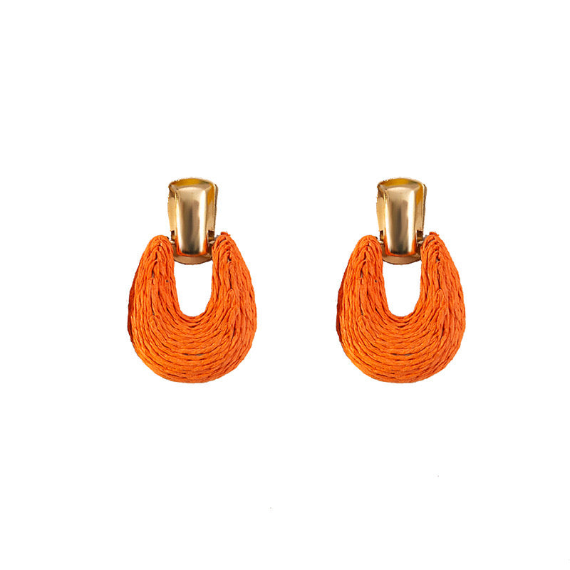 U Shape Drop Earring