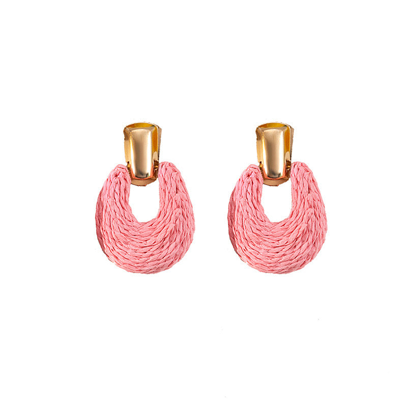 U Shape Drop Earring