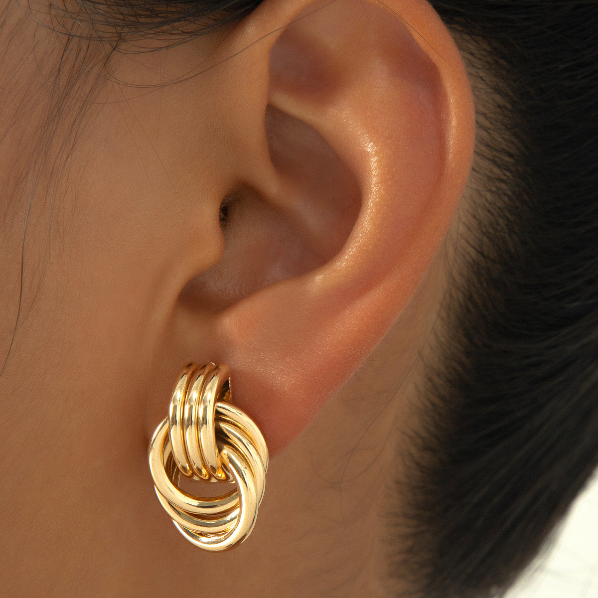 Gold Plated Drop Stud