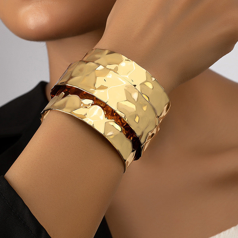 Alloy Gold Plated Cuff