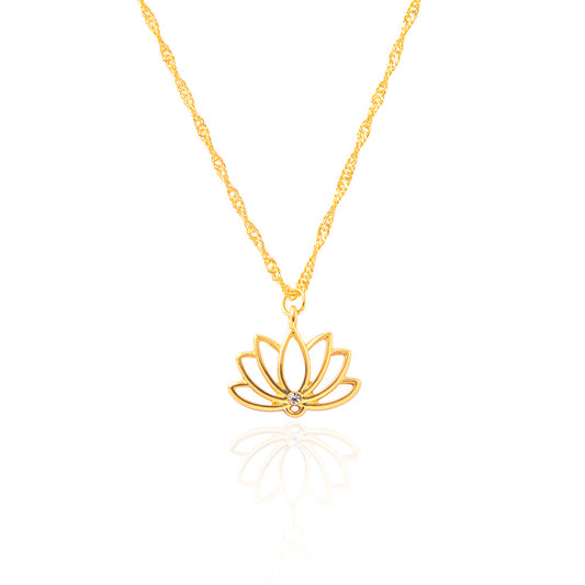 Lotus Flower Necklace