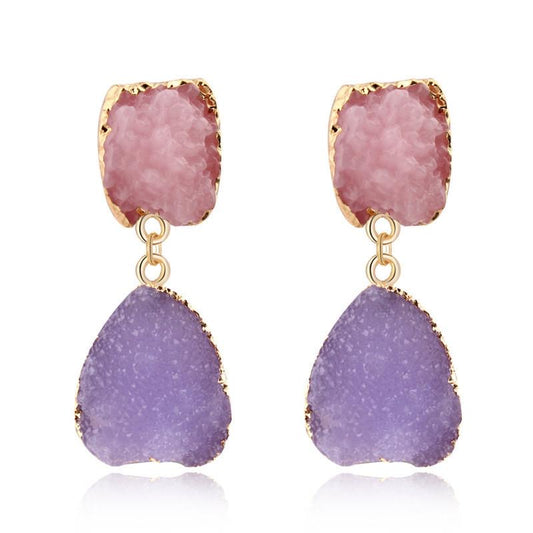 Stone Drop Earring