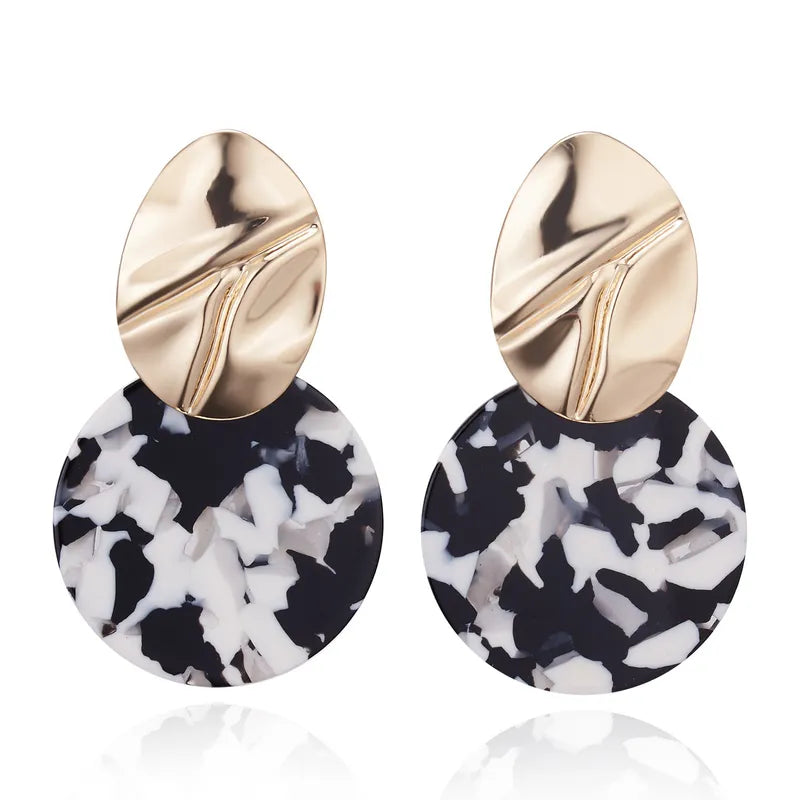 Marble Drop Earring